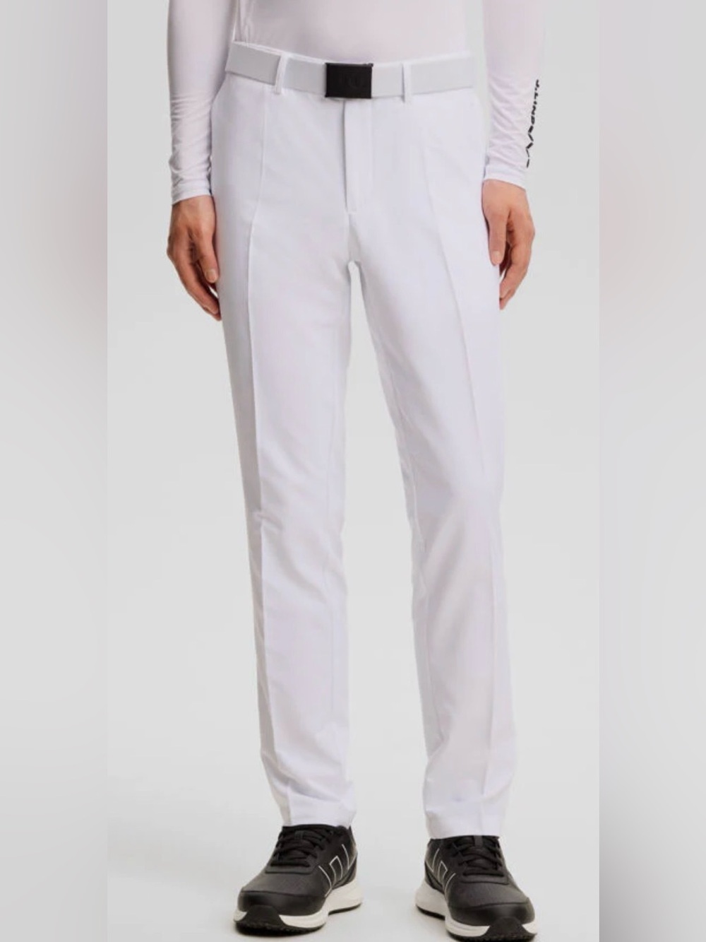NWT J.Lindeberg Men’s ELOF White Tight Fit Lightweight Golf Pants - Size 38 x 34